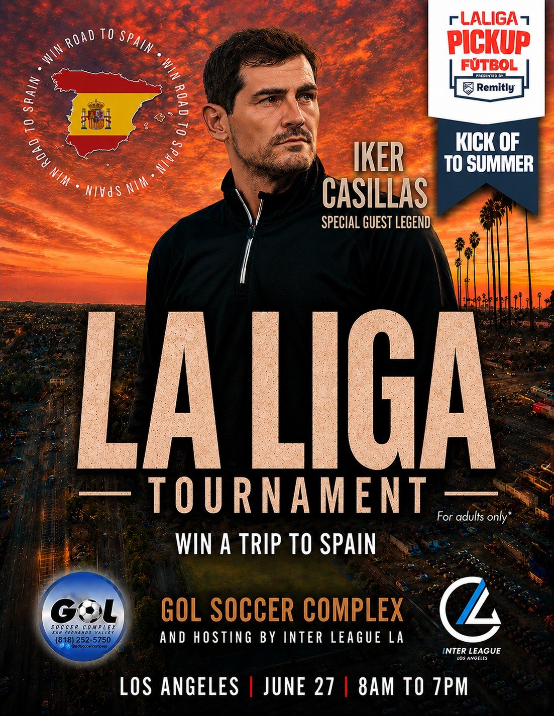 LA LIGA TOURNAMENT — Win a Trip to Spain